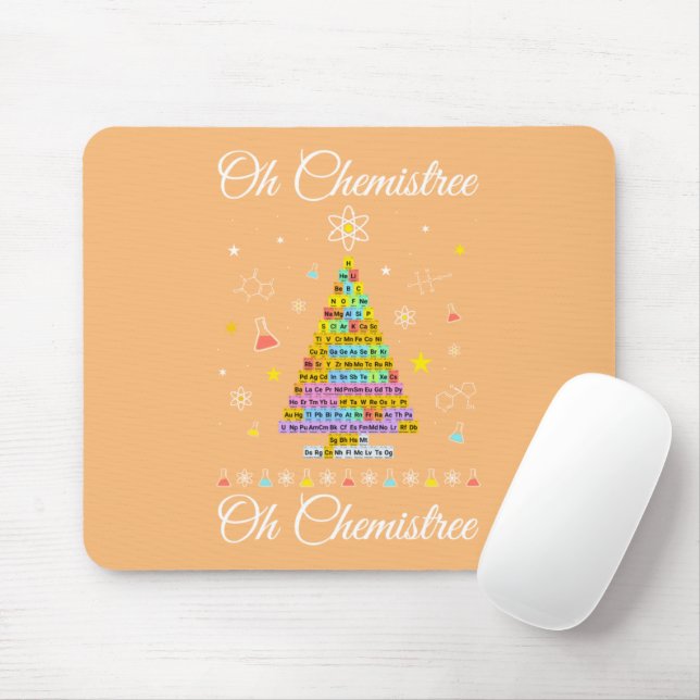 Oh Chemistree Colourful Periodic Table Elements Ch Mouse Pad (With Mouse)
