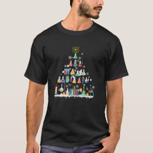 Oh Chemistree Funny Christmas Tree Chemical Scienc T-Shirt