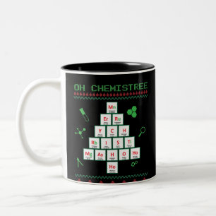 Oh Chemistree Oh Chemistree Funny Element Design Two-Tone Coffee Mug