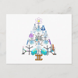 Oh Chemistry, Oh Chemist Tree Postcard