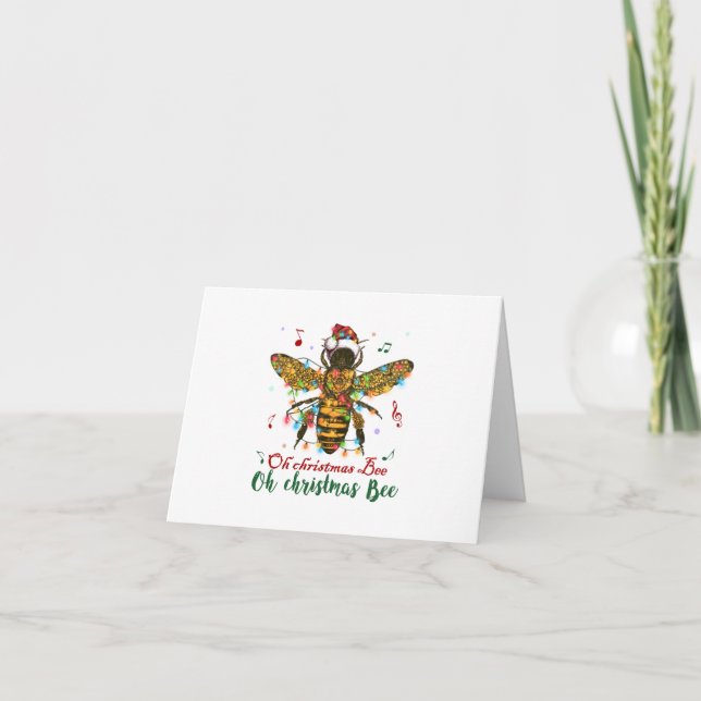 Oh Christmas Bee Oh Christmas Bee Light Card (Front)