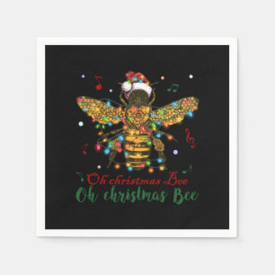 Oh Christmas Bee Oh Christmas Bee Napkin