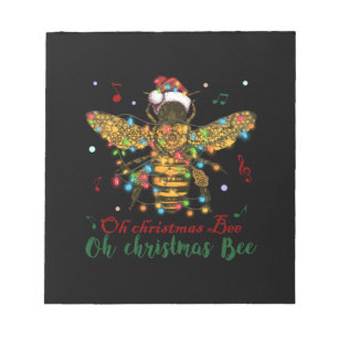 Oh Christmas Bee   Oh Christmas Bee Notepad