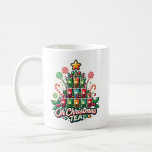 Oh Christmas Tea – Funny Boba Bubble Tea Holiday Coffee Mug