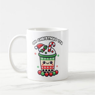 Oh Christmas Tea - Funny Boba Holiday Bubble Tea Coffee Mug