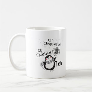 Oh Christmas Tea Penguin Lover - Tea Drinker Coffee Mug
