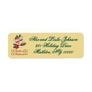 Oh Christmas Tea! Return Address Label
