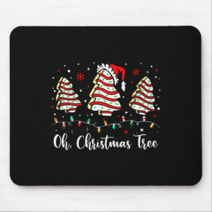 Oh Christmas Tree Cakes Debbie Becky Jen Cake Love Mouse Pad