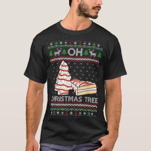 Oh Christmas Tree Cakes Debbie Becky Jen Cake Love T-Shirt