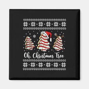 Oh Christmas Tree Cakes Debbie Becky Jen Snack Cak Magnet