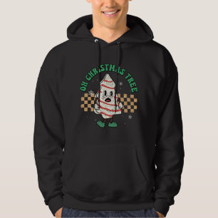 Oh Christmas Tree Cakes Debbie Becky Jen Xmas Paja Hoodie