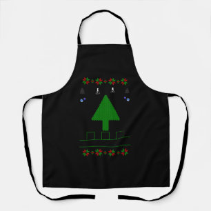 Oh Christmas Tree Chemist black Apron