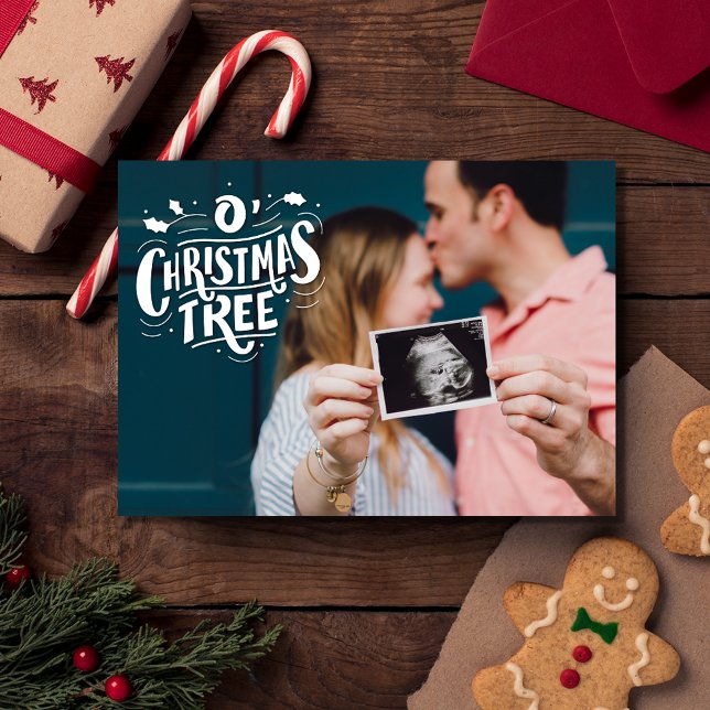 Oh Christmas Tree Expecting Baby Christmas Holiday (Oh Christmas Tree Expecting Baby Christmas Holiday Card)