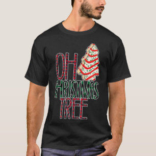 Oh Christmas Tree Funny Xmas Tree Cake  T-Shirt