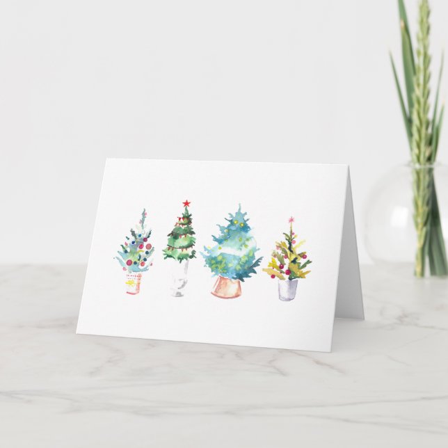 "Oh Christmas Tree" Greeting Card (Front)