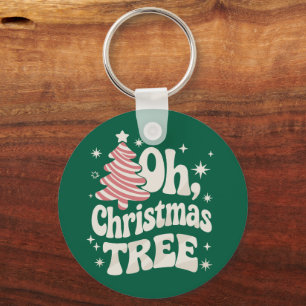 Oh Christmas Tree Light Merry Christmas Xmas  Key Ring