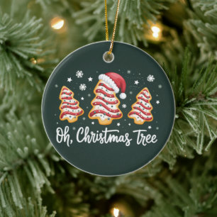 Oh, Christmas Tree Merry Christmas Debbie Cookie Ceramic Ornament
