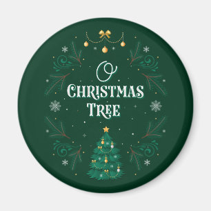 Oh Christmas Tree Refrigerator Magnet