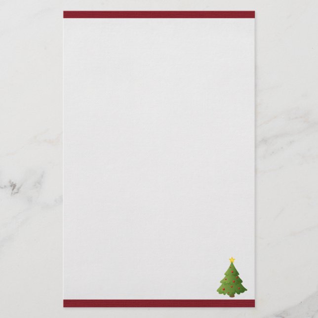 Oh Christmas tree Stationery (Front)