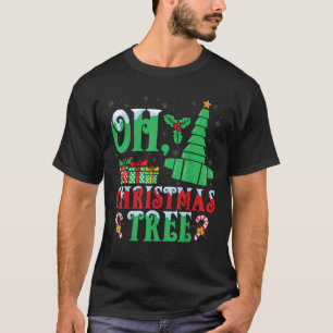 Oh Christmas Tree Xmas Light Respiratory Therapist T-Shirt
