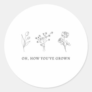 Oh  classic round sticker