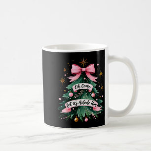 Oh Come Let Us Adore Him Christmas Pajamas Women G Coffee Mug