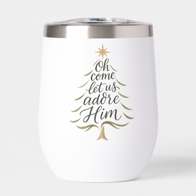 Oh Come Let Us Adore Him: Christmas Tree  (Front)