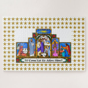 Oh Come let us adore him Jigsaw Puzzle