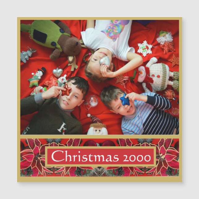 Oh Come Let Us Christmas Magnet (Front)