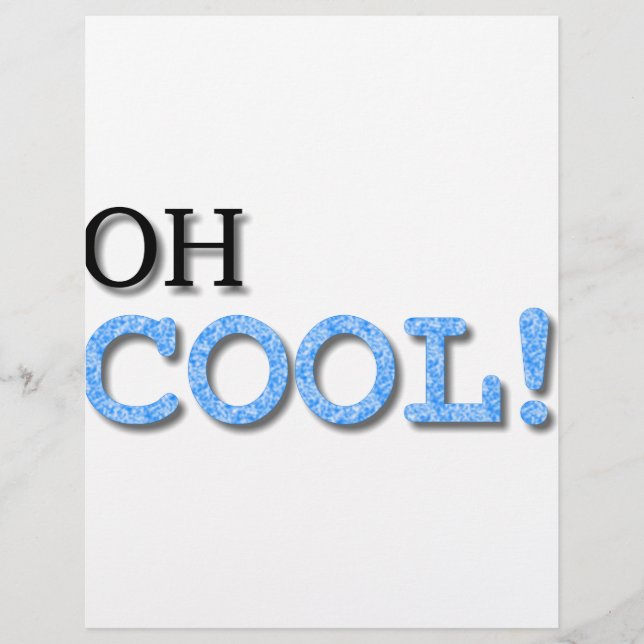 Oh Cool Text (Front)