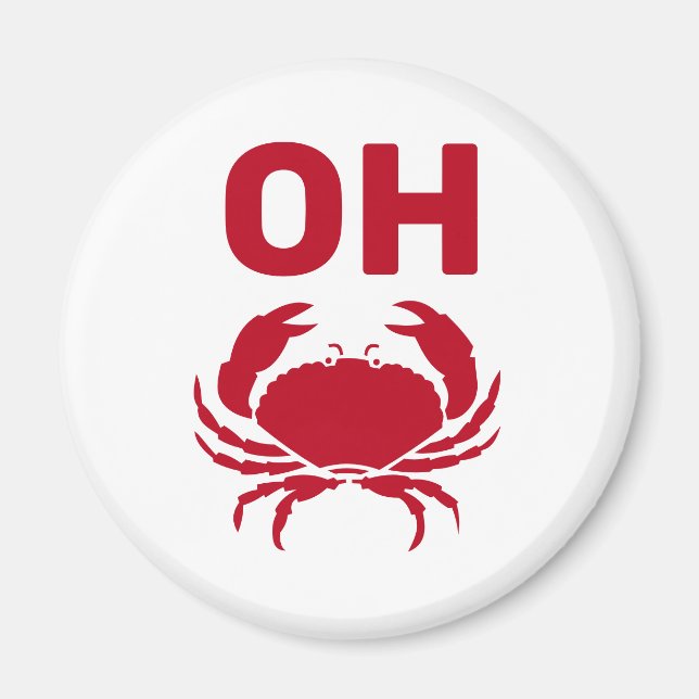 Oh Crab Magnet (Front)