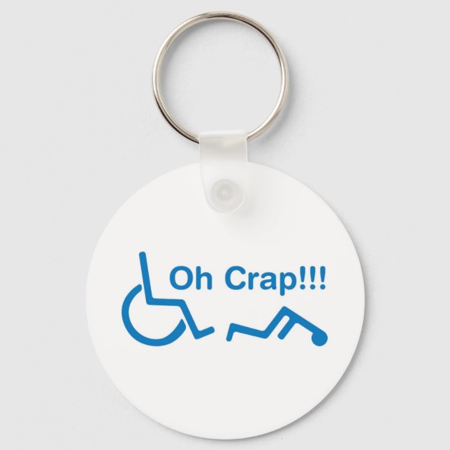 oh crap key ring (Front)
