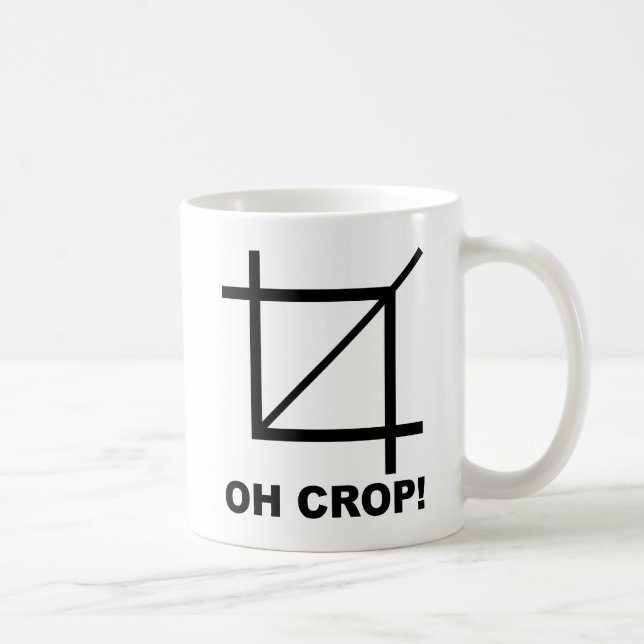 Oh Crop Funny Mug (Right)