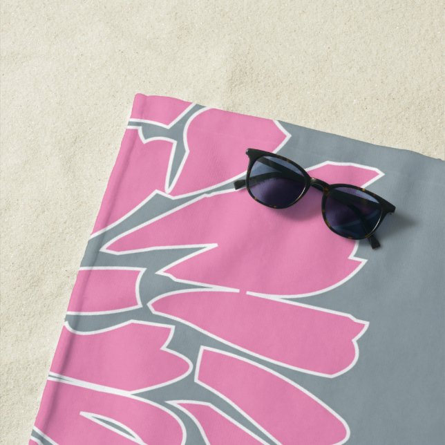 Oh Dahlia! Beach Towel (In Situ)