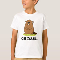 Oh Dam Funny Beaver Pun 