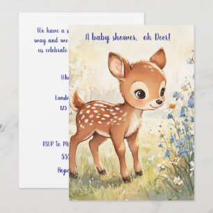 Oh Dear Baby Shower Invitation