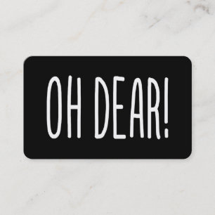 OH DEAR! BUSINESS CARD