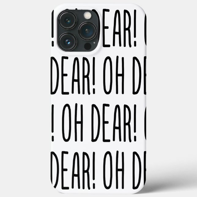 OH DEAR! Case-Mate iPhone CASE (Back)