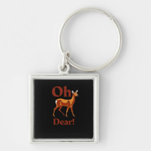 Oh Dear Trendy Clean Design Key Ring