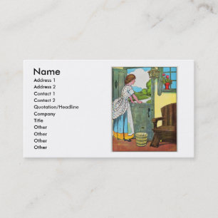 Oh, dear, what can the matter be? business card