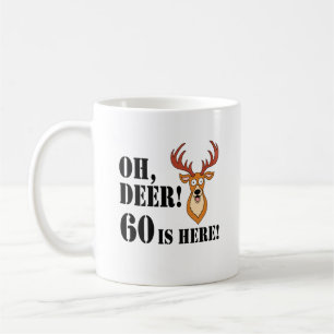 Oh Deer 60th Birthday Coffee Mug