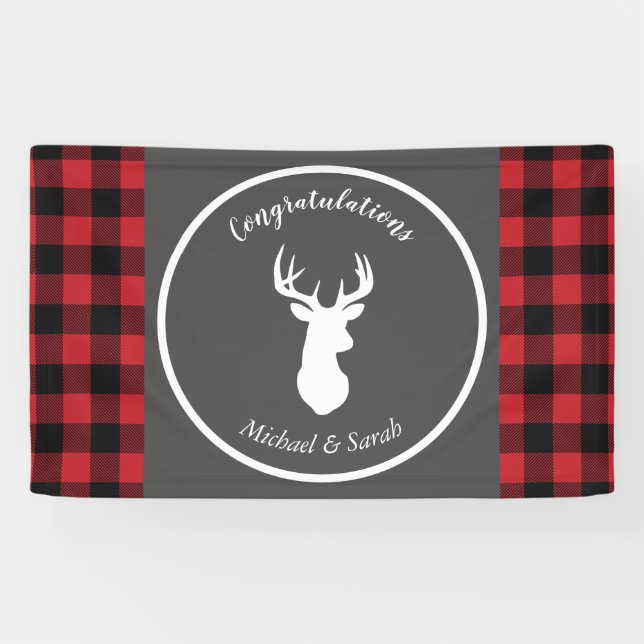 Oh Deer Baby Shower Banner (Horizontal)