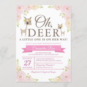 Oh Deer! Baby Shower Invitation