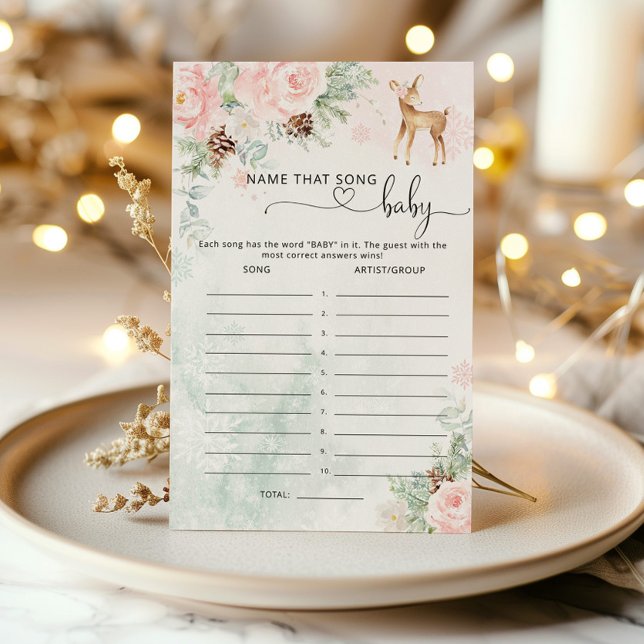 Oh Deer Baby Shower Name that song game (Creator Uploaded)