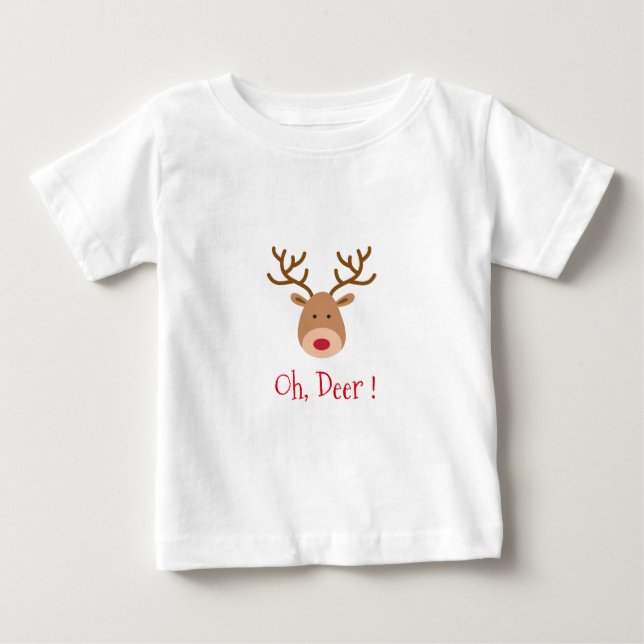 oh deer baby T-Shirt (Front)