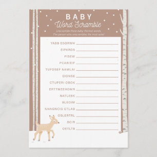 Oh Deer - Baby Word Scramble Program