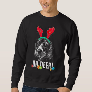 Oh Deer Beagle Xmas Sweatshirt