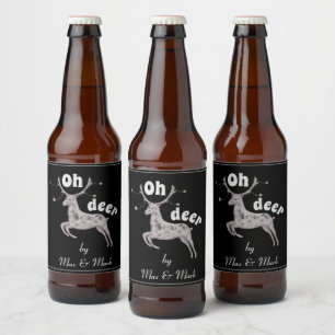 Oh Deer Beer Bottle Label