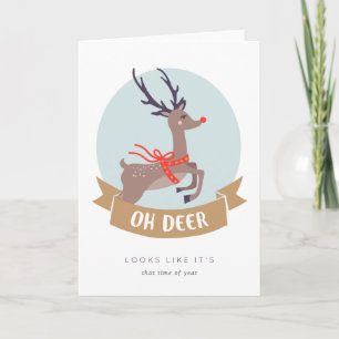 Oh Deer Christmas Card