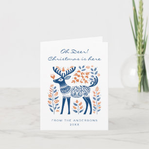 Oh Deer Christmas Card